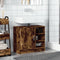 vidaXL - Wastafelkast - 63x29x55 - cm - bewerkt - hout - gerookt - eikenkleurig