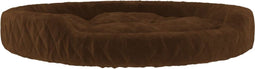 vidaXL - Hondenmand - 70x55x23 - cm - pluche - bruin
