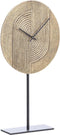 Gwenna klok op voet 26x7x40 cm - antiek brons