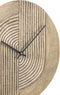 Gwenna klok op voet 26x7x40 cm - antiek brons