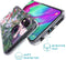 iMoshion Hoesje Geschikt voor Samsung Galaxy A40 Hoesje Siliconen - iMoshion Design hoesje - Groen / Roze / Tropical Jungle