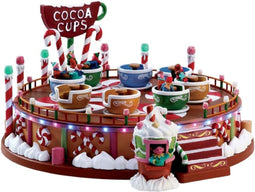 Lemax - Cocoa Cups - Set Of 2 - With 4.5v Adaptor - Kersthuisjes & Kerstdorpen