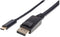 Manhattan 152464 - USB-C naar DisplayPort Adapter - 4K@60Hz - Zwart