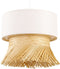 Plafondlamp DKD Home Decor Polyester Bamboe (40 x 40 x 39 cm)
