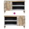 vidaXL - Tv-meubel - 80x31,5x46 - cm - massief - mangohout