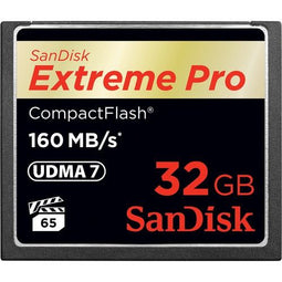 Sandisk Extreme Pro - Compact Flash - 32GB - 160MB/s lezen 150MB/s schrijven