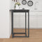 vidaXL - Bartafel - 80x80x110 - cm - massief - grenenhout - grijs