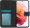 iMoshion Hoesje Geschikt voor Samsung Galaxy S21 FE Hoesje Met Pasjeshouder - iMoshion Luxe Bookcase - Donkerblauw