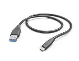 Hama 00201595 - USB-A naar USB-C kabel - 150cm - Snellaadkabel - Zwart