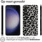 imoshion Hoesje Geschikt voor Samsung Galaxy S24 Hoesje Siliconen - imoshion Design hoesje - Meerkleurig / Leopard Transparent