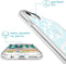 iMoshion Hoesje Geschikt voor iPhone SE (2022) / SE (2020) / 8 / 7 Hoesje Siliconen - iMoshion Design hoesje - Blauw / Transparant / Design Leopard Blue