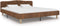 vidaXL - Bedframe - kunstsuède - bruin - 180x200 - cm