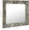 vidaXL - Wandspiegel - barok - stijl - 50x50 - cm - zilverkleurig