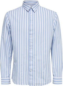 SELECTED HOMME SLHSLIMNEW-LINEN T-Shirt LS CLASSIC W - Slim Fit - Maat S (2022)