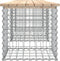 vidaXL - Tuinbank - Schanskorfontwerp - 203x44x42 - cm - massief - grenenhout