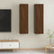 vidaXL - Tv-wandmeubels - 2 - st - 30,5x30x110 - cm - bruin - eikenkleur