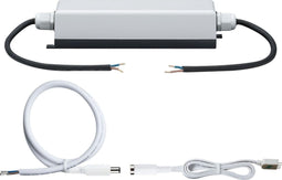 Function YourLED voeding (trafo) IP65 60W 230/12V DC grij/zwart Kunststof