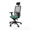 Bureaustoel met hoofdsteun Piqueras y Crespo 2D066N1 Smaragdgroen