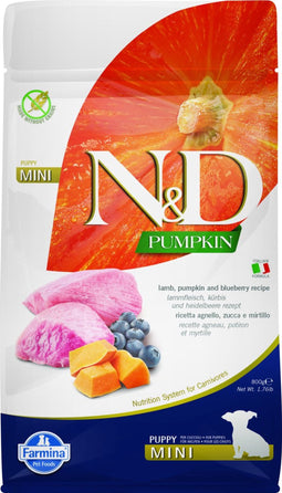 N&D Pumpkin puppyvoeding Lam small breed 800 gr.