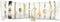 Scmyk BG-260 - Kralenarmband - Goud plated met parelmoerige en bruine kraaltjes - Multi
