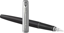 Parker Jotter - Vulpen - Medium punt blauwe inkt - Bond Street zwart