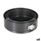 Springvorm Pan Quttin Zwart 24 x 7+28 x 6,8 cm 3 Onderdelen (6 Stuks)