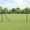 vidaXL - Heipalen - 7 - stuks - Groen - Ø32 - mm - 150 - cm - Gegalvaniseerd - Staal