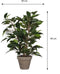 Mica Decorations groene ficus kunstplant - 40 cm - Kunstplanten voor binnen
