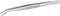 Weller Erem® 24SA Precisiepincet Punt, gebogen 40°, fijn 150.00 mm