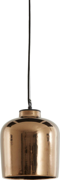 Light & Living Dena - Hanglamp - Ø22,5 cm - Keramiek - E27 - Modern Design - Brons