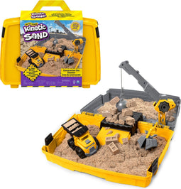 Kinetic Sand - Bouwplaatskoffer - 907 g origineel kinetisch zand
