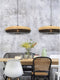 GOOD&MOJO Hanglamp Palawan - Bamboe/Zwart - Ø60cm - Scandinavisch,Bohemian - Hanglampen Eetkamer, Slaapkamer, Woonkamer
