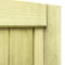 vidaXL - Poort - 75x100 - cm - geïmpregneerd - grenenhout