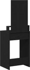 vidaXL - Kaptafel - met - Lades - - - Zwart - Eiken - - - 50x41x140 - cm