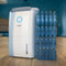 Philips 5000-serie - Ontvochtiger - Geschikt voor ruimtes tot 48m² - 4L watertank - 3 snelheidsstanden - Hoogte 617mm - Breedte 343mm