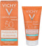 Vichy Capital Soleil SPF50 Dry Touch Zonnecrème Gemengde tot Vette Huid - Gelaat 50ml