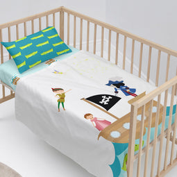 Happy Friday Sheet set 2 pieces Flying boy 100x130 cm (Cot) Multicolor