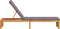 vidaXL - Ligbed - met - Kussen - 200x55x30 - cm - Massief - Acaciahout