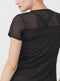 Rohnisch Miko Tee - Dames Sportshirt - Gerecycled materiaal - Black
