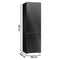 Hisense RB5P410SAFC - Koel-vriescombinatie - 413 L - Total NoFrost - Zwart