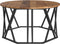vidaXL - Salontafel - - - Vintage - Stijl, - 80x80x42 - cm, - Gemaakt - uit - Engineered - Wood