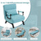 WOLTU 3-in-1 Slaapstoel - Logeerbed - Blauw - 65x75x78cm