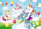 Ravensburger puzzel Sprookjesachtige eenhoorn - 2x24 stukjes - kinderpuzzel