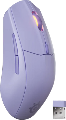 Steelseries Rival 3 WL Gen 2 - Draadloze Gaming Muis - 18.000 DPI - Lavendel