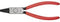 Knipex 22 01 160 Rondbektang Elektronica en fijnmechanica Recht Chroom-vanadium elektrostaal 160 mm