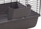 Kooi Mobi - Cavia - Dwergkonijnen - Clipsluitingen - Grijs Zwart - 137.5 cm L x 68.5 cm B x 43 cm H