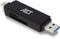 ACT AC6375 - USB-C/USB-A Kaartlezer - SD/microSD - Zwart