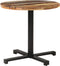 vidaXL - Bistrotafel - rond - Ø - 80x75 - cm - massief - gerecycled - hout