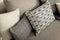 Dutch Decor VERANO - Outdoor Kussenhoes 30x50 cm - waterafstotend en uv-bestendig - Charcoal Gray - antraciet