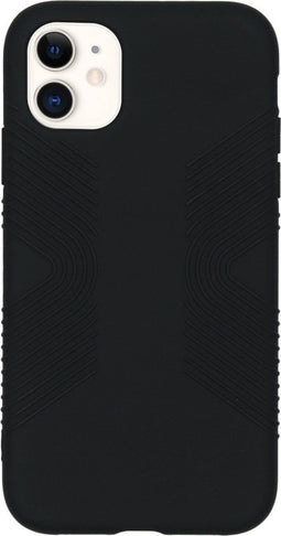 Accezz Hoesje Geschikt voor iPhone 11 Hoesje Siliconen - Accezz Impact grip Backcover - Zwart